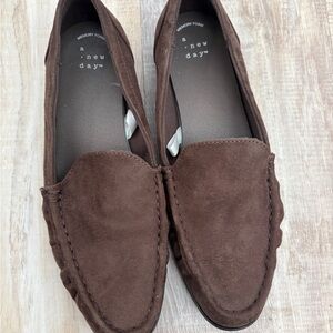 a new day Chocolate Suede Loafers